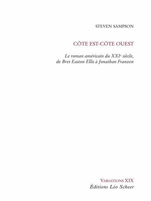 cover image of Côte Est--côte Ouest